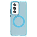 Magnetic For Magsafe Wireless Charge Cases For OPPO Reno 12 Pro Reno12 Reno12Pro 5G Shockproof Candy Color Bumper Cover