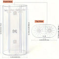 1PC Transparent Dustproof Necklace Box, Clavicle Chain Sweater Chain Finishing Display Holder