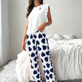 Summer Pajamas Set Women Trousers Pijama Sleepwear Woman | SAMAG