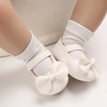 Baby Learning Walk Shoes, Cute Bow Spring Autumn Princess Infant Shoes, Soft Comfort Footwear for Baby Girls 0-18 Months