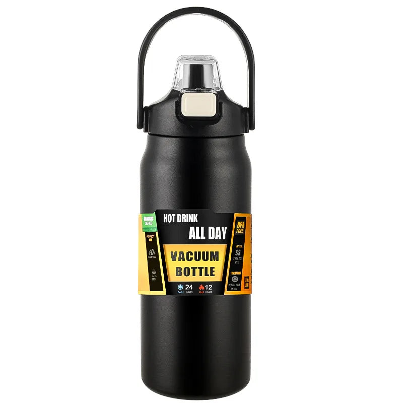 Portable Thermos with Straw 304 Stainless Steel Thermal - Visuel 13 | SAMAG