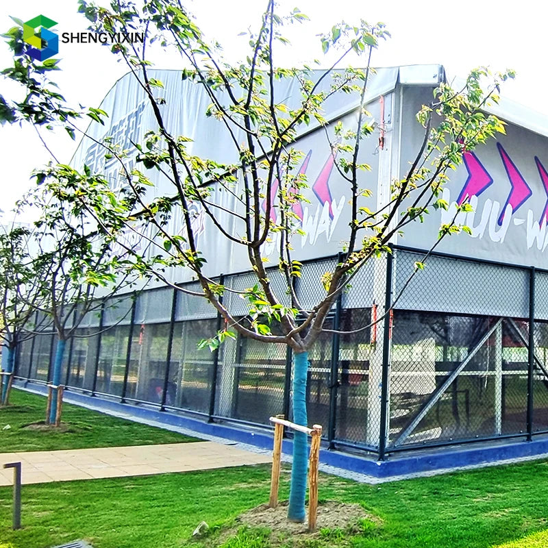 Waterproof Sport Tent PVC Heavy Duty Aluminum Frame Structure Pickleball Cancha De Paddle Tennis Basketball Court Large Tent