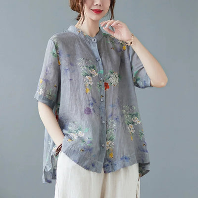 Summer ort Sve Cotton Linen Loose Fit Slimming Belly | SAMAG