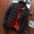 New Men's Thick Warm Parka Jackets Autumn Winter Casual Men's Outwear Coats Solid Male Windbreak Cotton Padded Down Jacket M-5XL