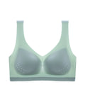 Women's Traceless Bra Thin Summer Cool Feel No Steel Rim Show Chest Sports Beauty Tank Top Small Chest Gathering Bra Underwear