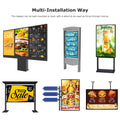 IP65 Waterproof Outdoor Digital Signage Displays Digital Menu Boards Outdoor Advertising Screen Wall Mounted