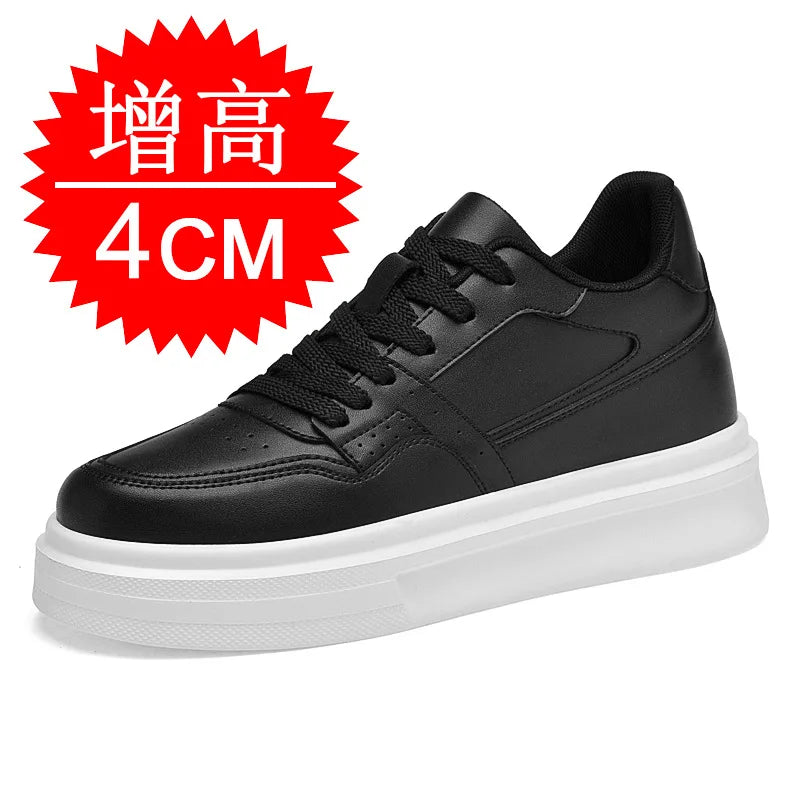 Invisible Height-increasing Men's Shoes with  8CM 6CM Increase Thick-soled Trendy Platform Trendy Casual 10cm Elevator Shoes