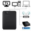 Western Digital WD Elements 1TB 2TB External Hard Disk SSD  4TB USB 3.0 Portable External Hard Drive SSD for Laptop PC Desktop