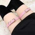 Black Fashion Garter Belt For Women Girl JK Japanese Style 1 Pair Adjustable Straps Thigh Belt Leg Suspenders Accessories