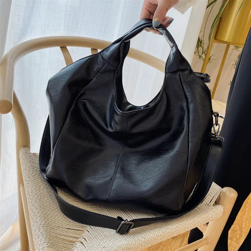 Green Unique Shoulder Bags Women's Big Design Shopper Tote Bags Large Capacity Hobos Bag Lady Soft Leather Messenger Handbag Sac