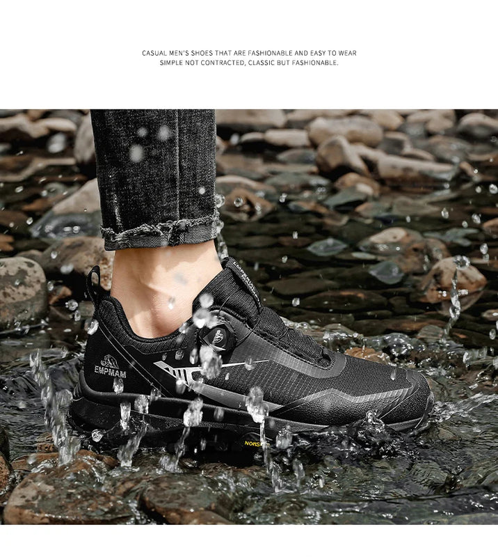 Men'S Outdoor Leisure Sports Shoes Four Season New Soft Sole Anti Slip Comfortable Running Shoes Fashionable Sports Men'S Shoes