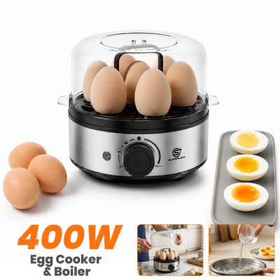 SUPERLEX 400W Power EGG COOKER with Large Capital Boils | SAMAG
