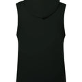 Men's Summer Solid - Color Black Hooded Drawstring Vest with a Simple and Casual Style This Vest Is a Perfect Choice for Men in
