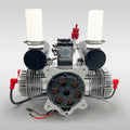 DLE400 Electric Start RC Engine 400W Power with 14V DC Output Air-Cooled High Power Generator for Giant Scale Models
