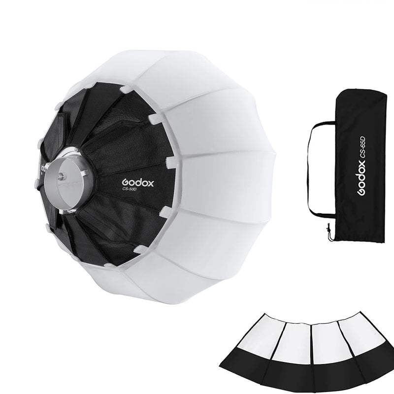 Godox CS-65D 65cm CS-85D 85cm Lantern Quick-install Softbox with Skirt+Carry Bag for Godox Aputure Bowens Mount Studio Flash