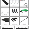 Photography Photo Studio Softbox Lighting Kit With 2.6x3M Background Frame 3pcs Backdrops Tripod Stand Reflector Board 4Umbrella