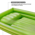 Bedside Medical Bathtub Inflatable Bed Tub with Soft Air Pillow Shower Assistive Bedridden Patients Bath Basin Kit PVC Wash Set