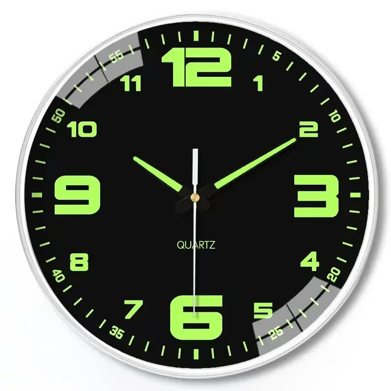 Luminous wall clock Wall clock mute quartz clock new simple wall clock wall watch clock wall hanging Nordic home time