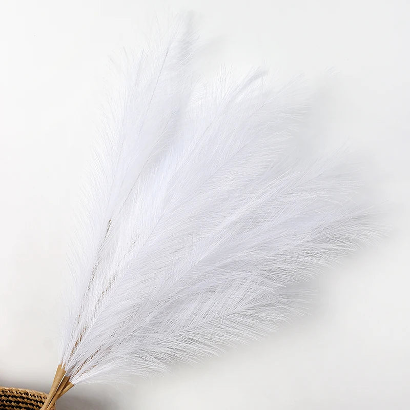 90/120cm Artificial Pampas Grass Bouquet Fake Flower for Home Room Decor Garden Wedding Decoration Outdoor Simulation Plant Reed