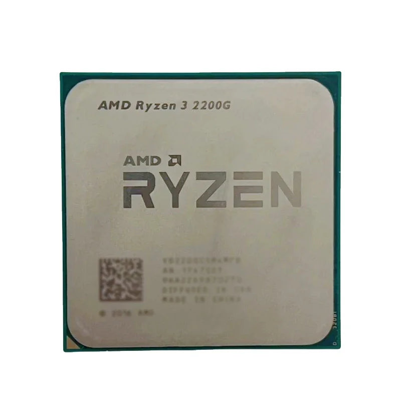 AMD Ryzen 3 2200G Zen1 Gaming CPU，14nm Quad-Core 4-Thread 3.5GHz，AM4 YD2200C5M4MFB，Vega IGPU Desktop Processor