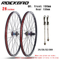 ROCKBAO Mountain Bike Wheelset 24/26/27.5/29inches Disc Brake 4Bearings 7-12speed Quick Release 29er MTB Bicycle Wheel