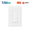 Tuya Zigbee Smart Wall Switch With Neutral Wire Optional Push Button Physical Light Switch Voice Control Google Home Alexa