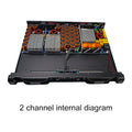 Professional Digital Power Amplifier 4x1800W Class D Audio DJ Pre-Subwoofer Amp 2/4 Channel Line Array Speaker Sound Amplifier
