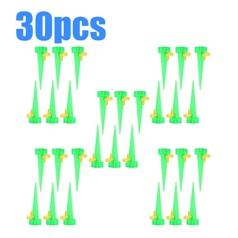 6/12/18/24/36pcs Drip Irrigation Flowers Garden Automatic Plants Pots Set Home Drippers Greenhouse Watering System Watering Can
