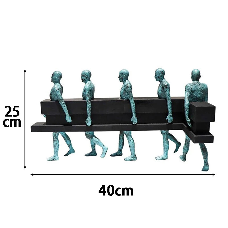 Modern Ornaments Interior Miniature Sculptures Desk Accessories Miniatures Bedroom Decoration Luxury Room Decor Holiday Gifts