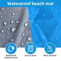 1.4*2m Waterproof Pocket Beach Blanket Folding Camping | SAMAG