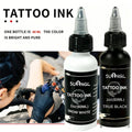 1/2pc 60ml White/Black Tattoo Ink Pigment, with Box Set of Artistic Tattoo Kit, Professional Makeup Pigment Tattoo Supplies
