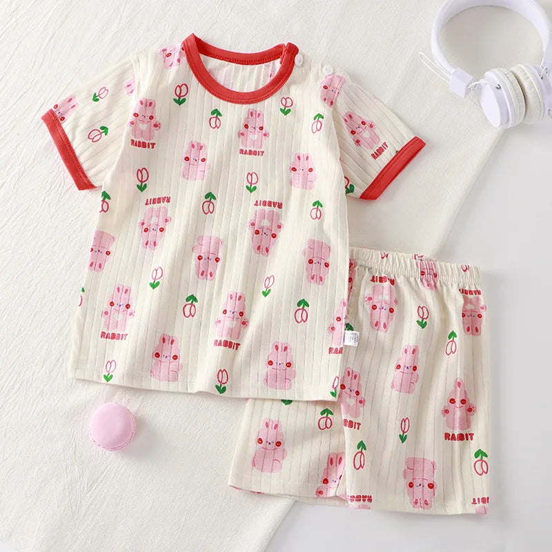 Children Clothing Set Child T-shirt Suit Summer Cotton | SAMAG