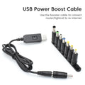WiFi Power Bank Cable - USB to DC 5V/12V Boost Converter Cord for Router/Modem/Speaker, Portable Charging Adapter