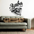 Barbershop Sticker Waterproof Vinyl Wallpaper Home Decor Removable Decor Wall Decals