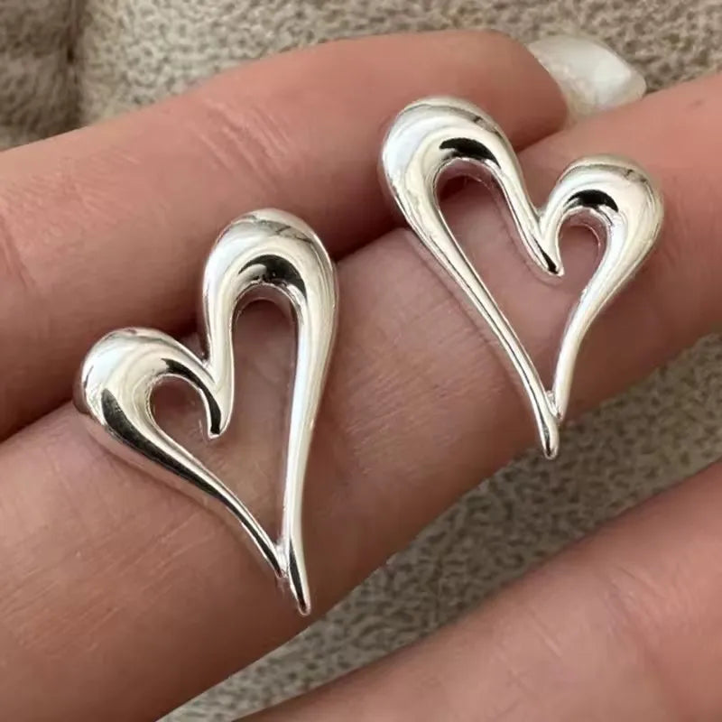 VENTFILLE 925 Sterling Silver CZ Star Moon Asymmetric Hoop Earrings for Women Girls Gold Silver Color Party Jewelry Gifts