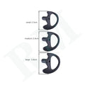 Lot 5 Pair White Silicone Earmold Earbud for Universal Walkie Talkie Radio Air Acoustic Coil Tube Earpiece Headphone S/M/L Size