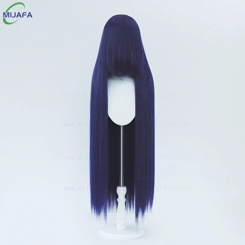 Very High Quality 600g 68 Colors 40 Inch 100cm Long Straight Cosplay Wig With Bangs Heat Resistant Hair Anime Wigs + Wig Cap