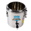 10L Insulated Beer Bucket With Faucet Stainless Steel Drink Bucket Large Capacity Beverage Dispenser For Kitchen Bar