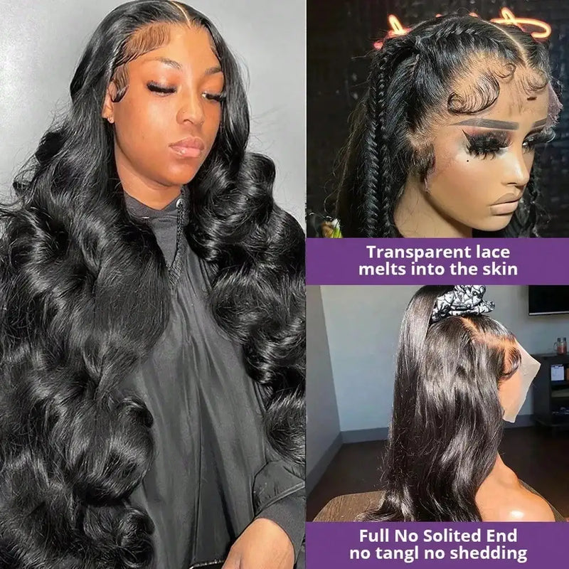 13x4 13X6 HD Lace Frontal Wig 40 42 Inch Body Wave Human Hair Wigs  Human Hair Remy 5x5 Gluless Lace Closure Wigs For Women
