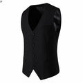 Mens Suit Vest Smart Casual Sleeveless Vest Single Breasted Solid Color Business Wedding Formal Suit Vests Spring Summer Autumn