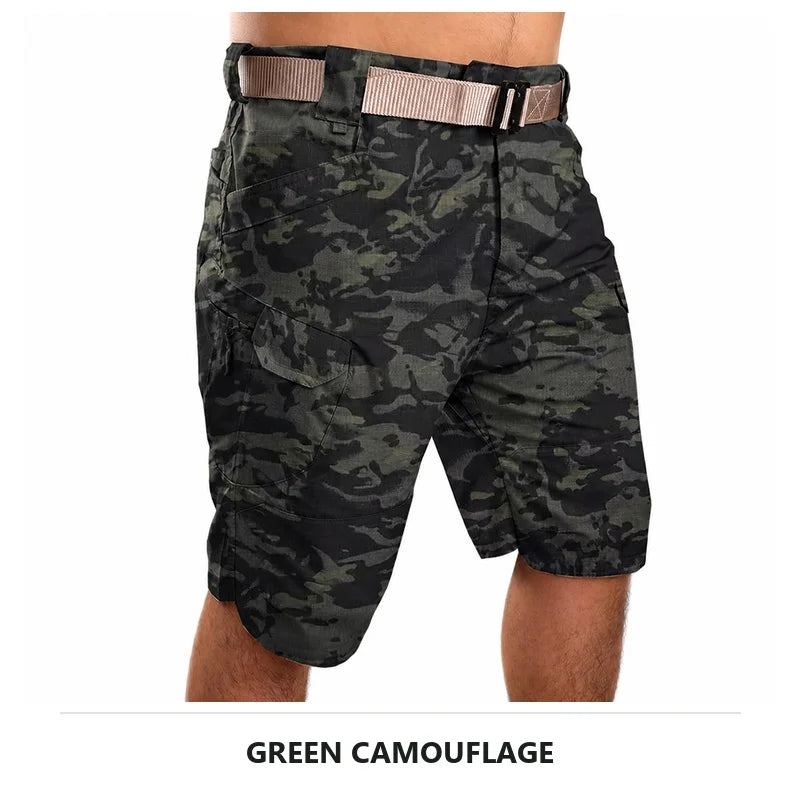 IX7 Men Tactical Cargo Shorts Summer Waterproof | SAMAG
