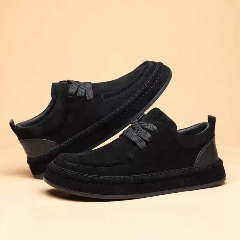 Men's Shoes Are Fashionable Brown Casual Shoes Made of Durable Suede Material Comfortable Walking Shoes Suitable for Daily Wear