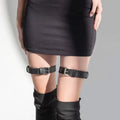 Black Fashion Garter Belt For Women Girl JK Japanese Style 1 Pair Adjustable Straps Thigh Belt Leg Suspenders Accessories