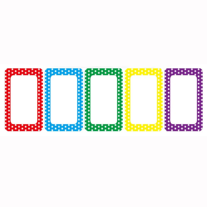 50 - Colorful Blank Handwritten Name Stickers Labels - View 3 | SAMAG