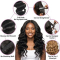 2 3 4 Pcs Body Wave Bundles 100% Human Hair Brazilian 16A Virgin Weave Raw Hair 30 32 Inch Double Weft Thick Human Hair Bundles Extensions For Women
