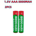 NEW 8800mAh Rechargeable Battery AAA  Alkalinity Battery 1.5 V AAA Battery for Clocks Mice Computers Toys So on
