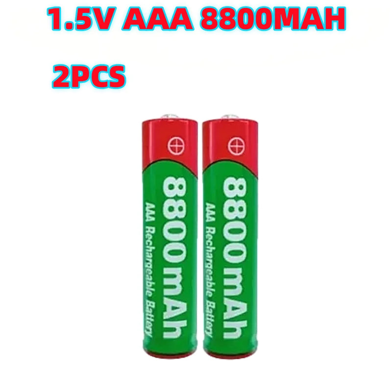 NEW 8800mAh Rechargeable Battery AAA  Alkalinity Battery 1.5 V AAA Battery for Clocks Mice Computers Toys So on