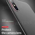 For iPhone X XR Case ZROTEVE Luxury Ultra Thin Frosted Hard PC Cover For Apple iphone XR XS Max iPhonex 10 iPhone10 Phone Cases