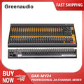 GAX-MV24 professional 24 channel dj audio mixer with reverberation effect conference stage performance mixer bar audio DJ