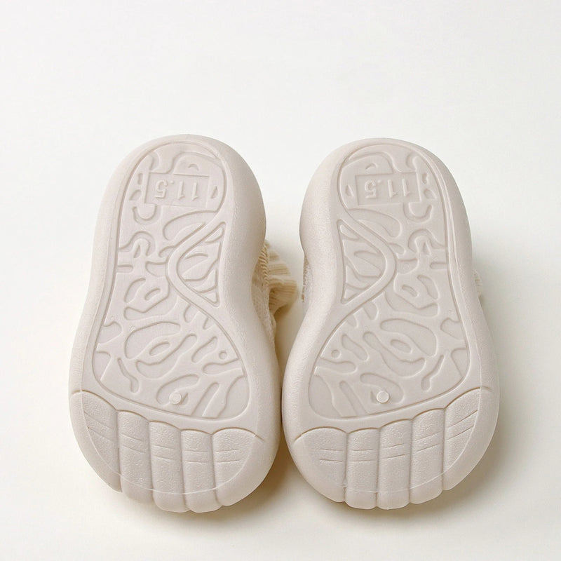 Spring Autumn Baby Boys Girls High Top Walking Shoes Kids Sneakers Child Soft Sole Anti Slip Knitted Infant Newborn Socks Shoes